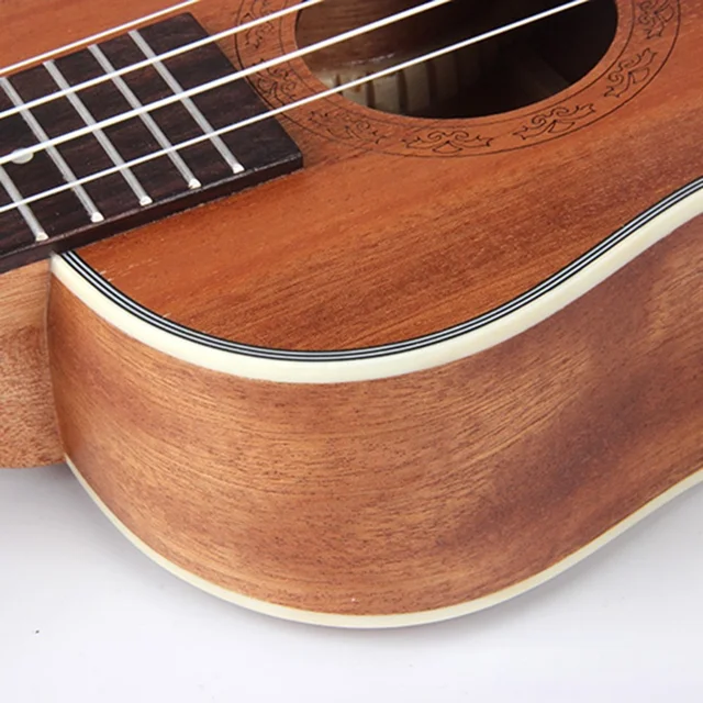 California MusicBox Spruce/zebrawood ukulele acoustic electric "23"
