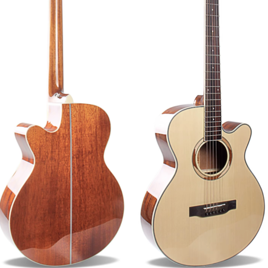 California MusicBox Acoustic GraceNote Electric "23" Cutaway Guitar